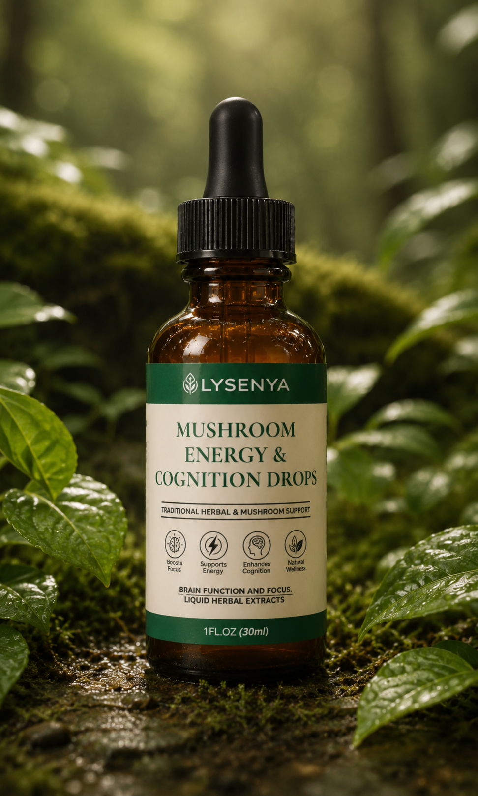 Lysenya® Mushroom Energy & Cognition Drops